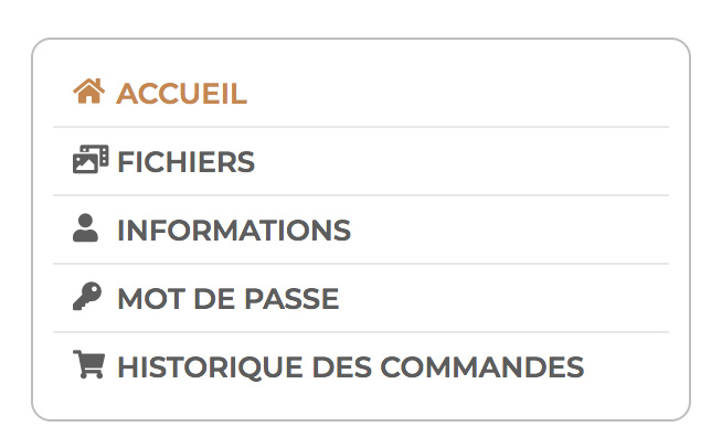 Récapitulatif compte individuel